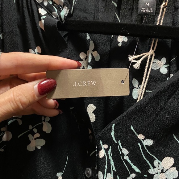 J.Crew Flower Blouse - Picture 4 of 7